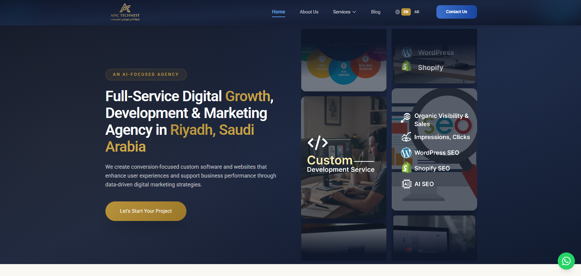 AFIC TechNest mobile app development and digital solutions agency in Riyadh