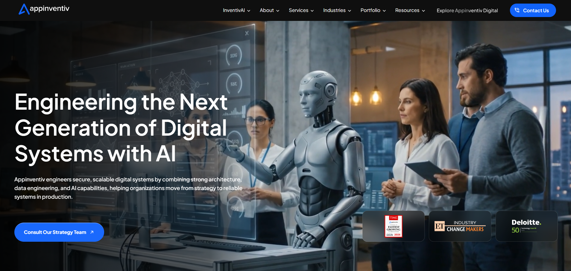 Appinventiv AI-powered mobile app development and digital solutions company